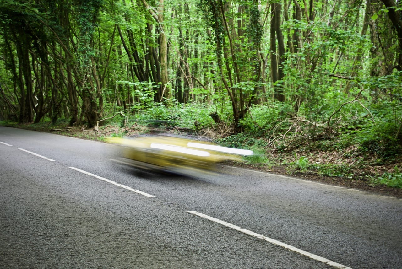 Caterham 620R in the forest
