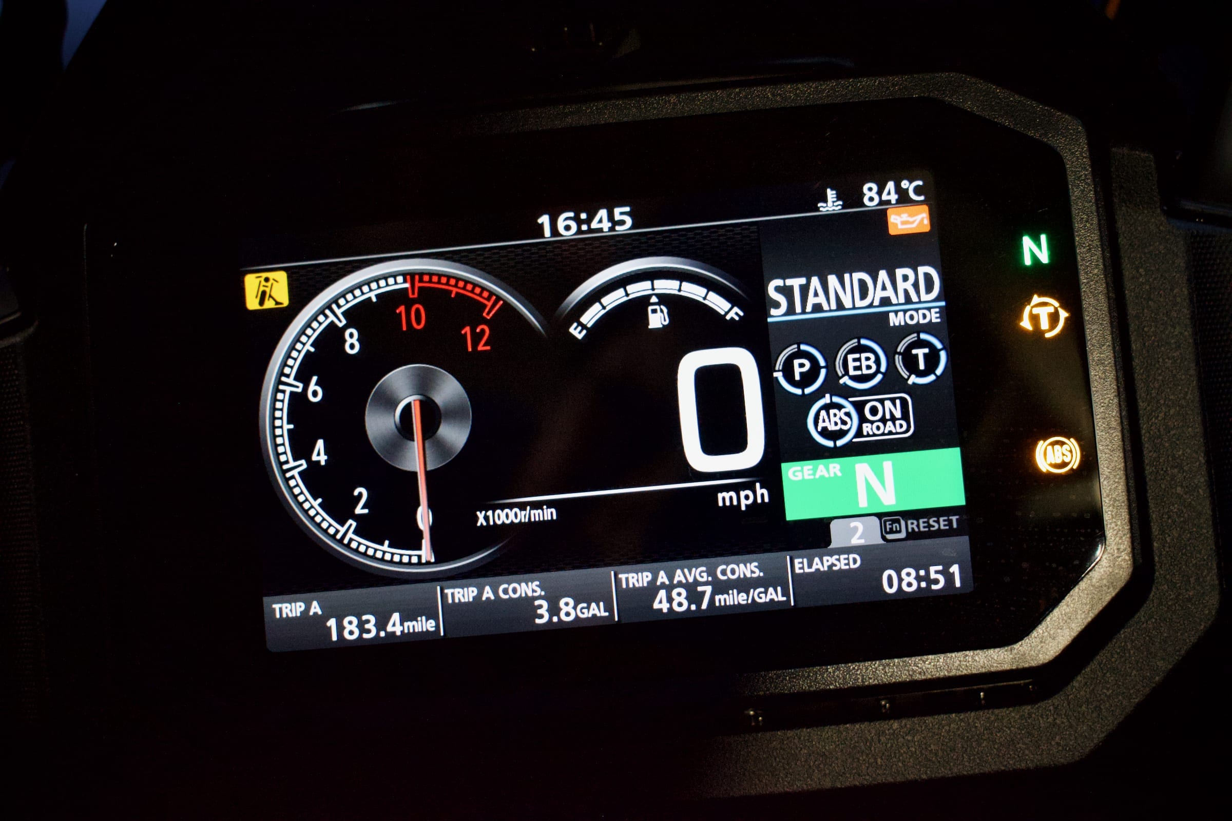 XL750 TFT Screen